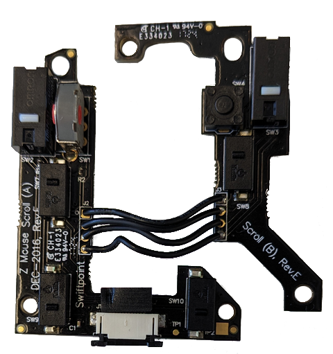 Classic-Grip Main Button & Scroll PCB