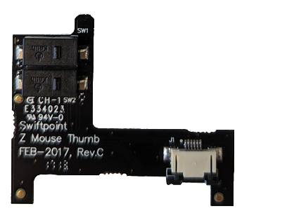 Classic-Grip Thumb Button PCB