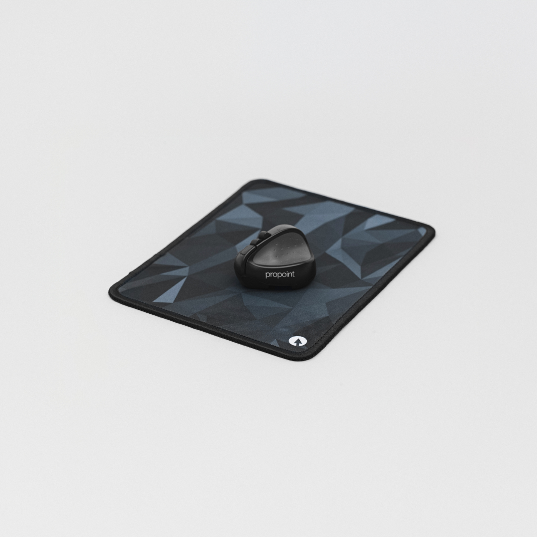 Grey Polygon Mouse Mat