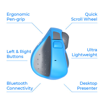 At the press of a button GoPoint transforms from compact mobile mouse to full desktop presenter for video conferencing. Complete with a virtual laser pointer, spotlight & annotation tools. GoPoint is the perfect 2-in-1 device for professionals & students, at the office or on-the-go.